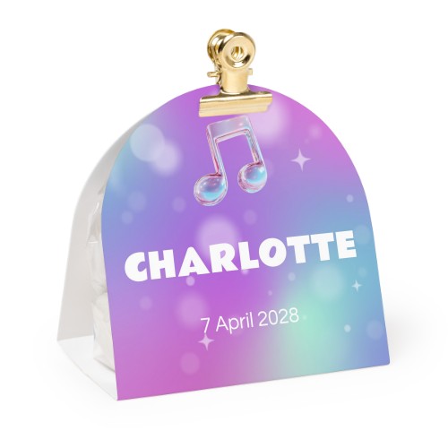 Holographic Music Notes