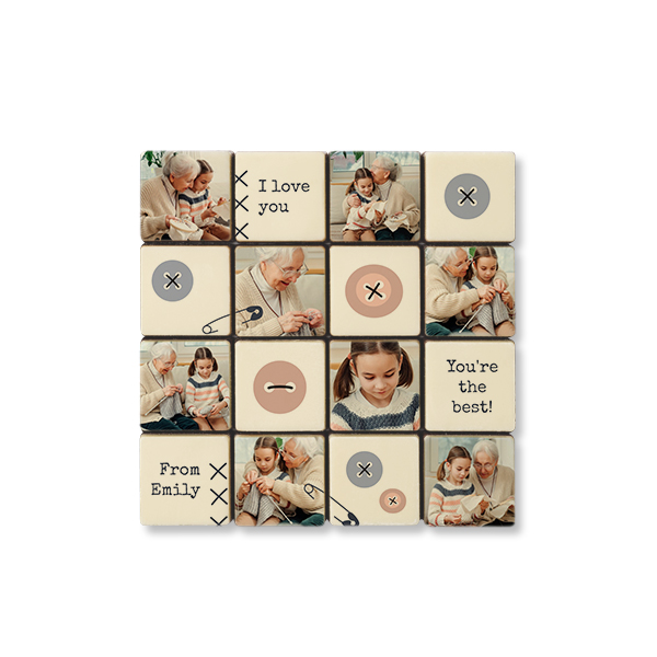 Schokoladenpuzzle mit Foto (16 Stückchen) Schokoladenpuzzle mit Foto (16 Stückchen)