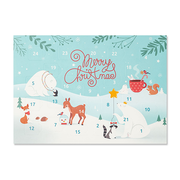 Calendrier de l'avent au chocolat Noël magique