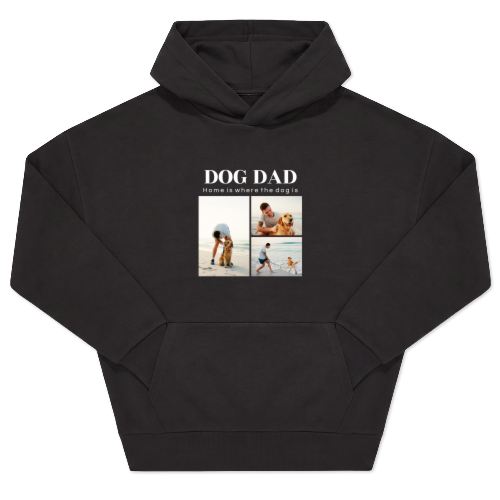 Hoodie Unisex Sort Tryk forside Hoodie Unisex Sort Tryk forside