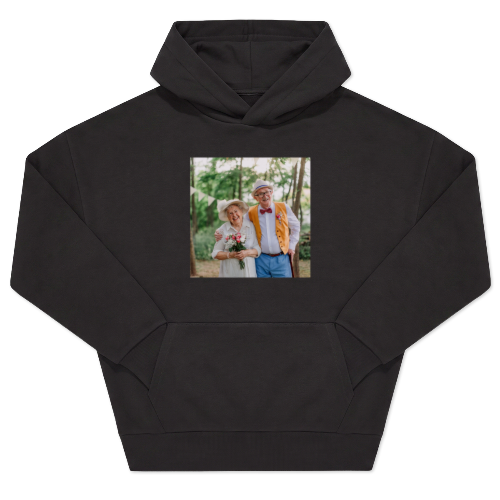 Hoodie Unisex Black Print front Hoodie Unisex Black Print front