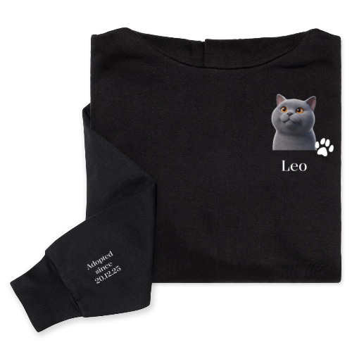 ClothingAdultFrontndSleeve_BlackPawsAvatarPatternFilter3DAnimation