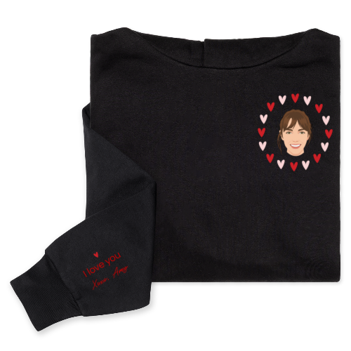 Red Hearts Avatar Pattern