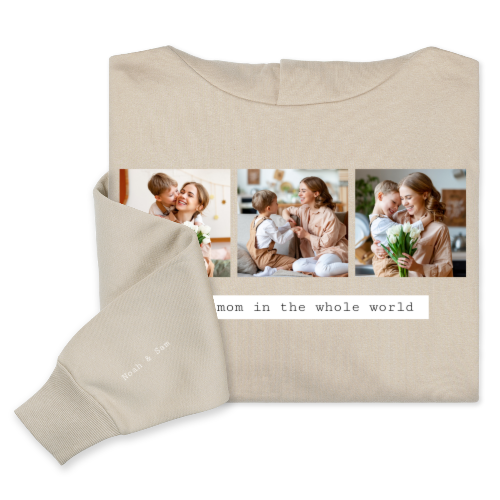 Hoodie Unisex Sand Print front and sleeve Hoodie Unisex Sand Print front and sleeve
