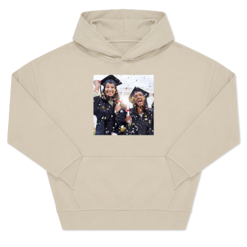 Hoodie Unisex Sand Print front