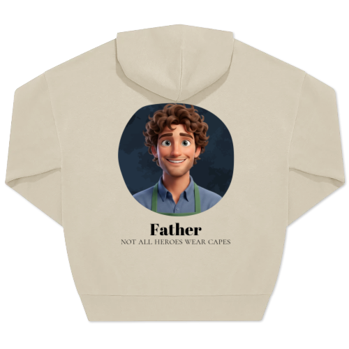 Hoodie Unisex Sand Print back