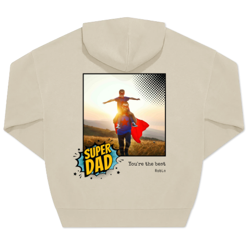 Hoodie Unisex Sand Print back Hoodie Unisex Sand Print back
