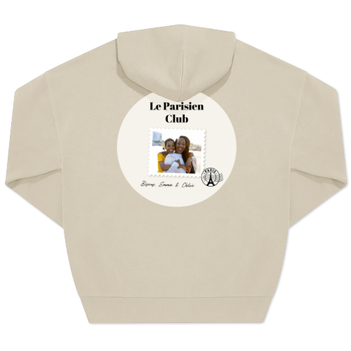 Hoodie Unisex Sand Print back