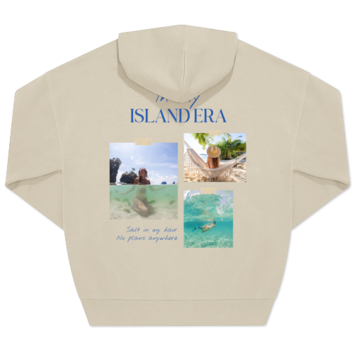 Hoodie Unisex Sand Tryk bagside