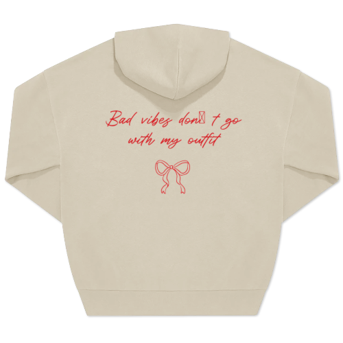 Hoodie Unisex Sand Trykk bagside