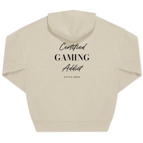 Hoodie Unisex Sand Print back