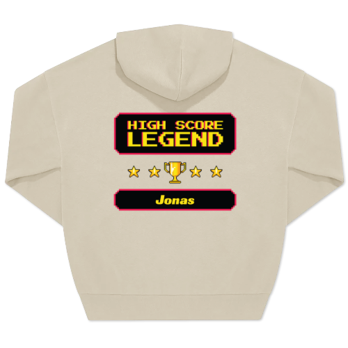 Hoodie Unisex Sand Print back Hoodie Unisex Sand Print back