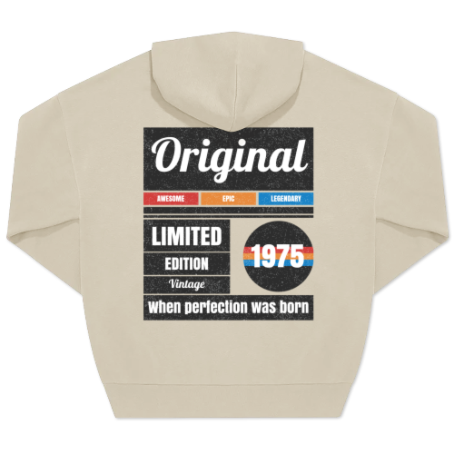 Hoodie Unisex Sand Print back