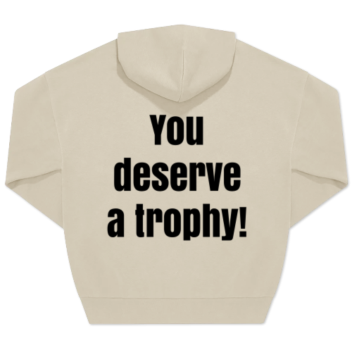 Hoodie Unisex Sand Trykk bagside