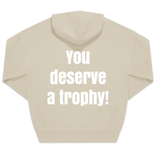 Hoodie Unisex Sand Trykk bagside