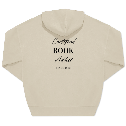 Unisex-Pullover, Beige Aufdruck auf der Rückseite Unisex-Pullover, Beige Aufdruck auf der Rückseite