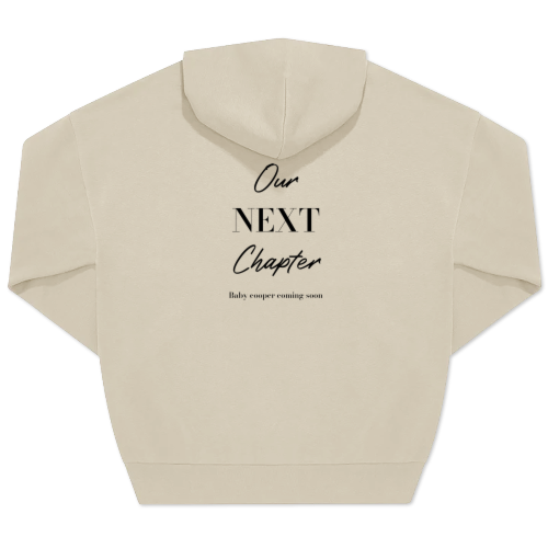 Hoodie Unisex Sand Tryk bagside Hoodie Unisex Sand Tryk bagside