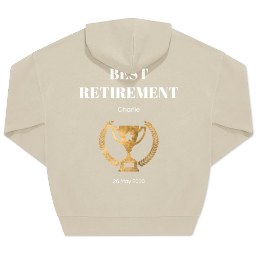 Hoodie Unisex Sand Print back Hoodie Unisex Sand Print back