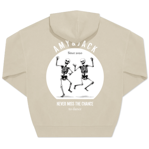 Hoodie Unisex Sand Trykk bagside
