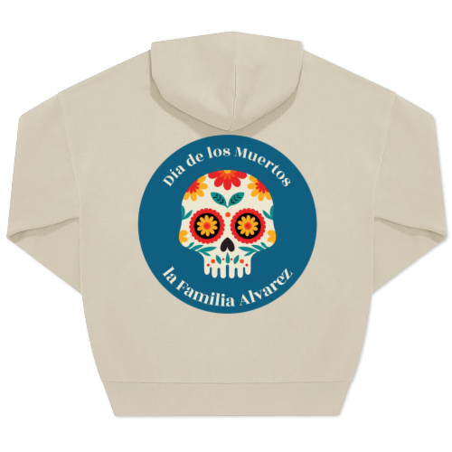 Hoodie Unisex Sand Trykk bagside