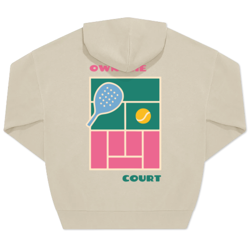 Hoodie Unisex Sand Tryk bagside Hoodie Unisex Sand Tryk bagside