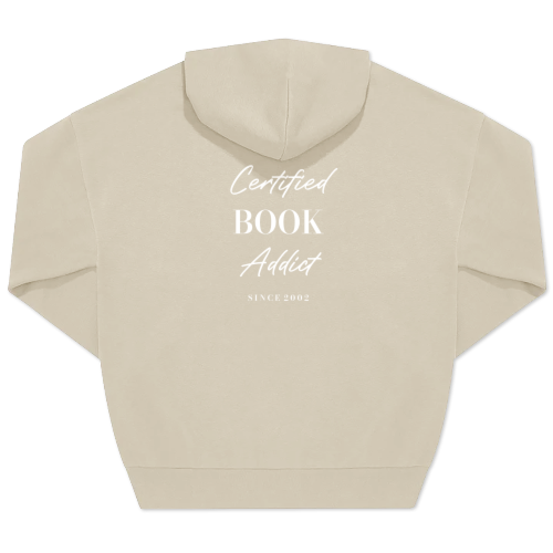 Hoodie Unisex Sand Tryk bagside Hoodie Unisex Sand Tryk bagside