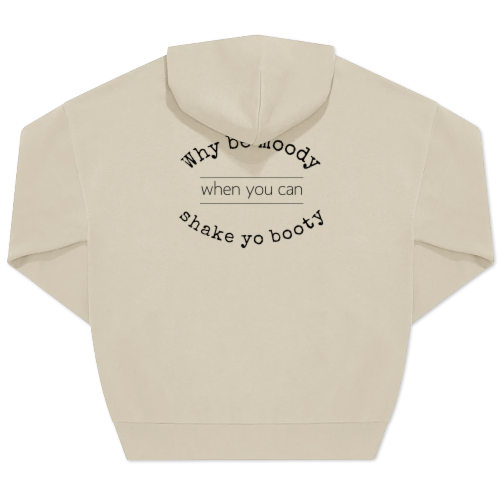 Hoodie beige unisexe Imprimé au dos Hoodie beige unisexe Imprimé au dos