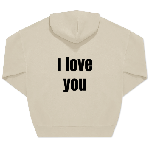 Hoodie Unisex Sand Print back Hoodie Unisex Sand Print back