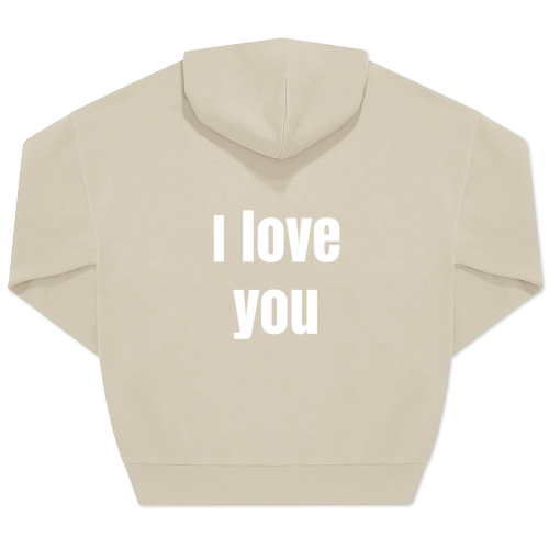 Hoodie Unisex Sand Print back Hoodie Unisex Sand Print back