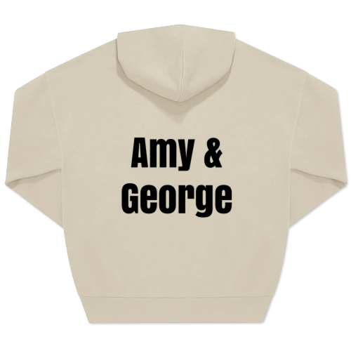 Hoodie Unisex Sand Tryck baksida Hoodie Unisex Sand Tryck baksida