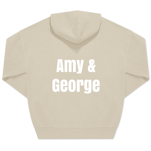 Hoodie Unisex Sand Tryck baksida Hoodie Unisex Sand Tryck baksida