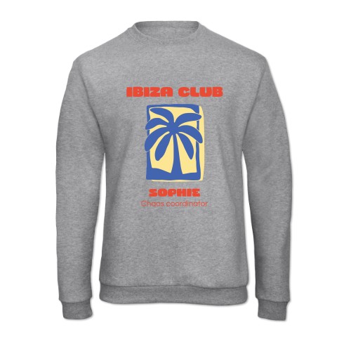 Trøje Unisex Gråmelert Trøje Unisex Gråmelert