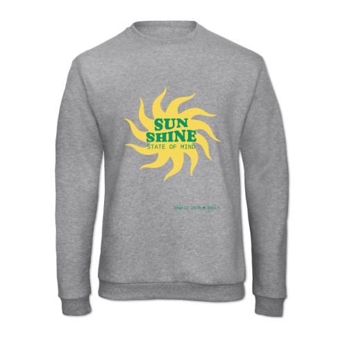 Trøje Unisex Gråmelert Trøje Unisex Gråmelert