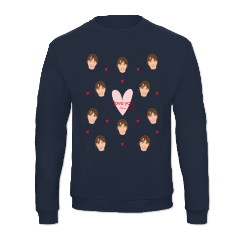 Sweat-shirt Unisex Bleu marine