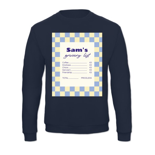 Sweater Unisex Navy Blue