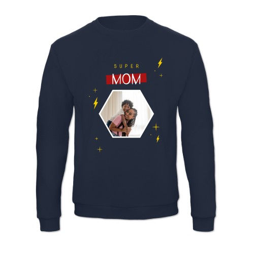Sweat-shirt Unisex Bleu marine Sweat-shirt Unisex Bleu marine