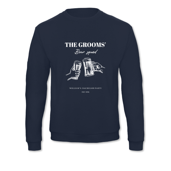 Sweat-shirt Unisex Bleu marine Sweat-shirt Unisex Bleu marine