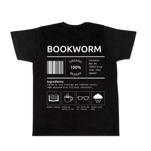 T-shirt noir Arrière T-shirt noir Arrière