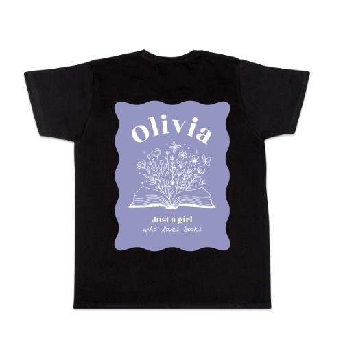 T-shirt noir Arrière T-shirt noir Arrière