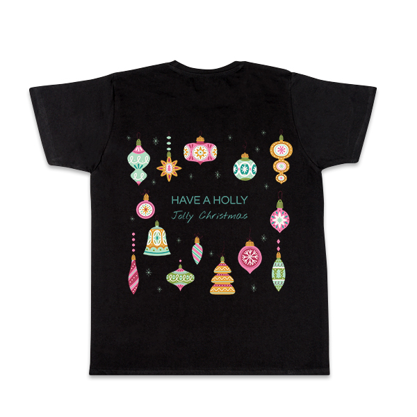 T-shirt noir Arrière