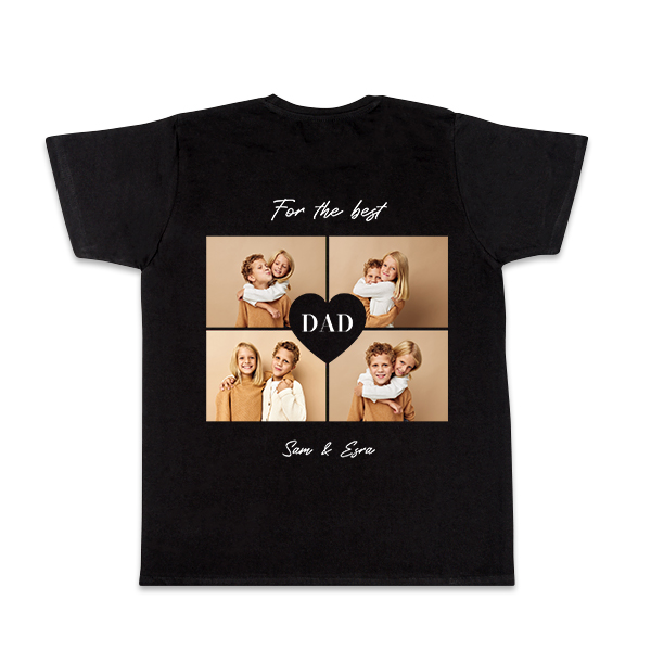 T-shirt noir Arrière T-shirt noir Arrière