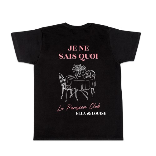 T-shirt Men Black Back