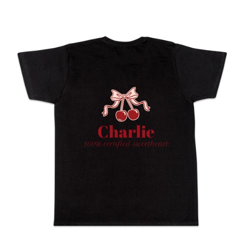 Vintage Cherry Love Text - Only Vintage Cherry Love Text - Only