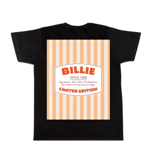 Retro Namelabel Stripes - Text only