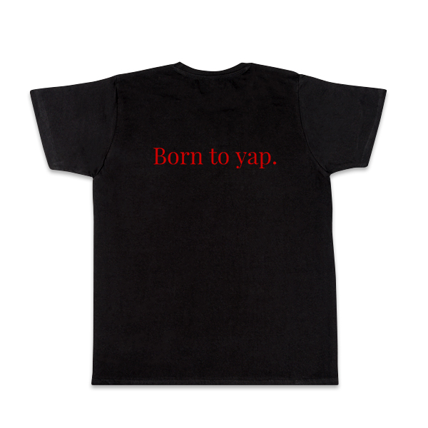 T-shirt Men Black Back