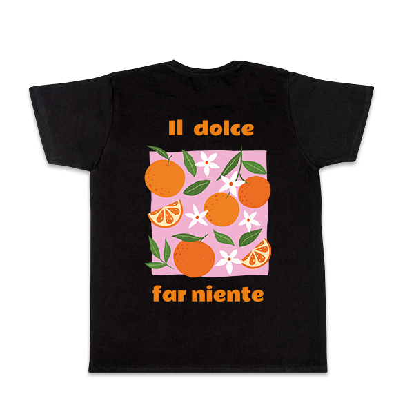 T-shirt noir Arrière