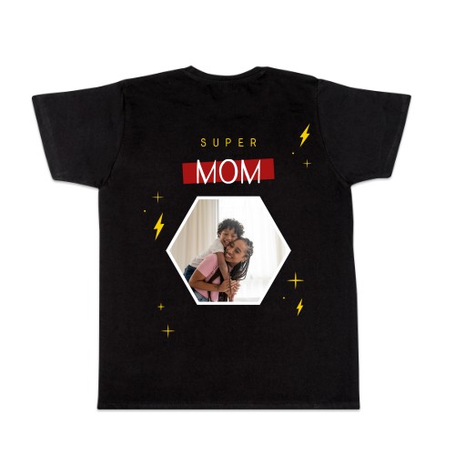 T-shirt Men Black Back T-shirt Men Black Back