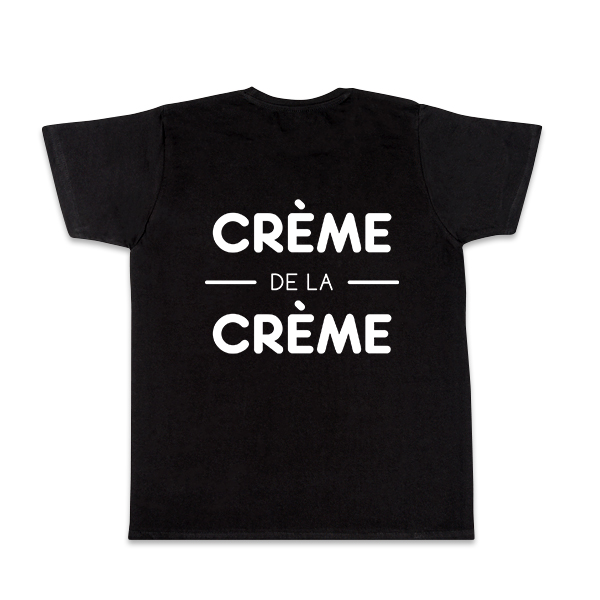 T-shirt noir Arrière T-shirt noir Arrière