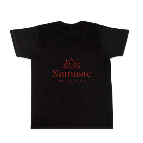 T-shirt Men Black Back T-shirt Men Black Back