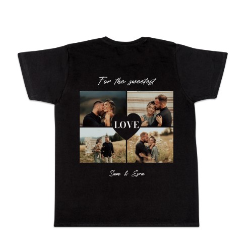 T-shirt svart Baksida
